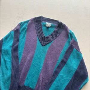 Vintage 90s I.O.U. Striped Sweater